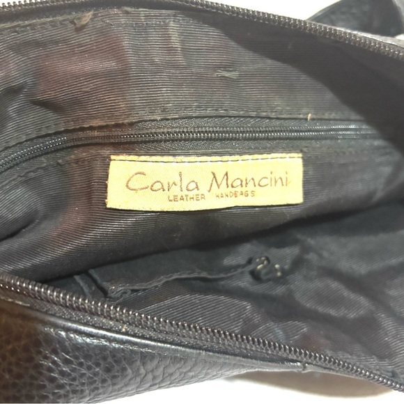Carla Mancini black Leather Shoulder Bag - Picture 7 of 7